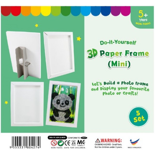 3D Paper Frame - Mini 5 Pack